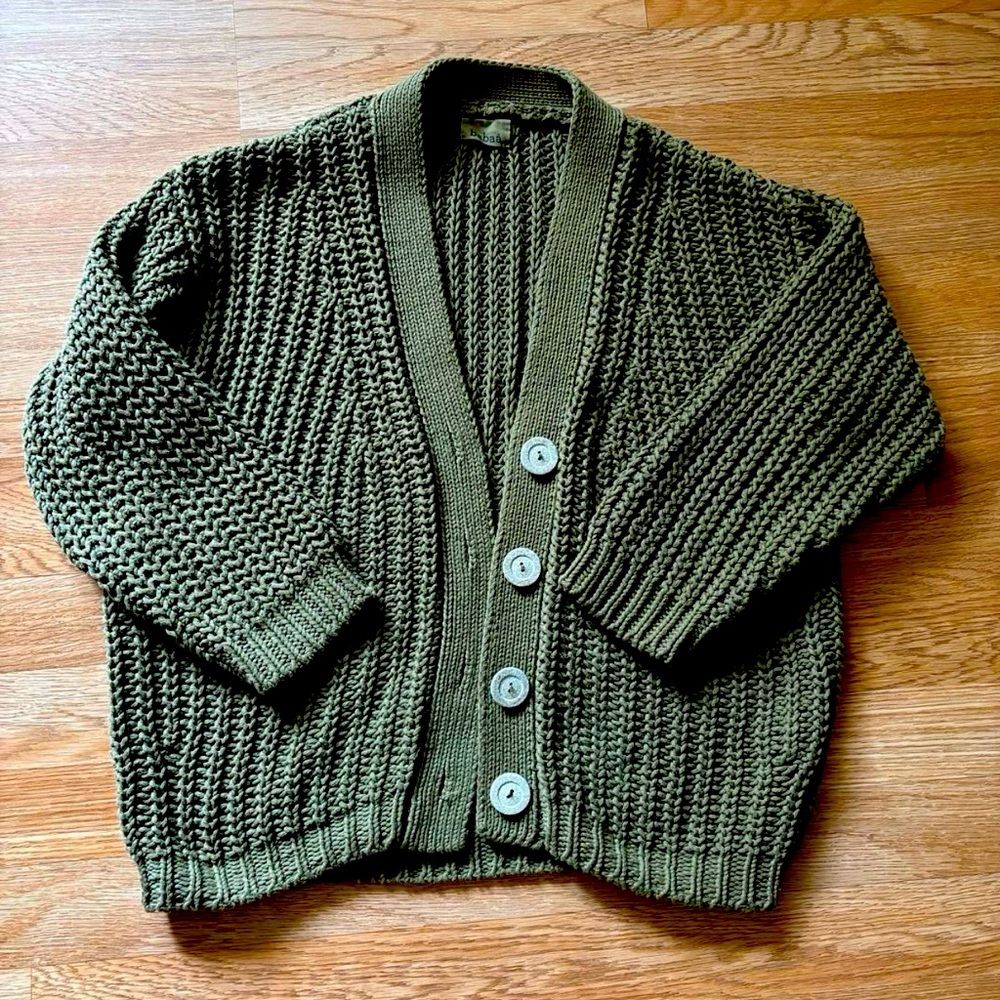 Babaa Irish moss Knit Cardigan